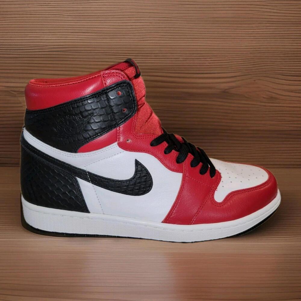 Size 11.5 - Air Jordan 1 Retro OG High Satin Red W